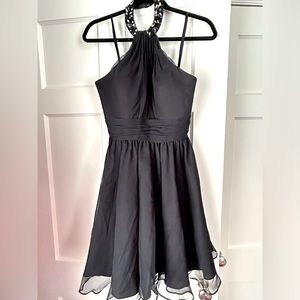 Mori Lee black cocktail dress - prom, gala, wedding, formal